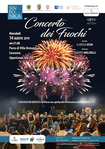 Mercoledì il mito dei Beatles a Villa Ormond con l'Orchestra Sinfonica di Sanremo