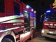 Ventimiglia, auto finisce in una fascia: vigili del fuoco in azione