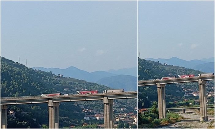 Disagi in autostrada, code di quattro chilometri tra Bordighera e Ventimiglia (Foto) Disagi in autostrada, code di quattro chilometri tra Bordighera e Ventimiglia (Foto)