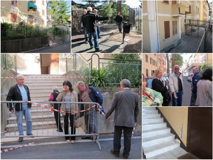 Il sopralluogo di questa mattina