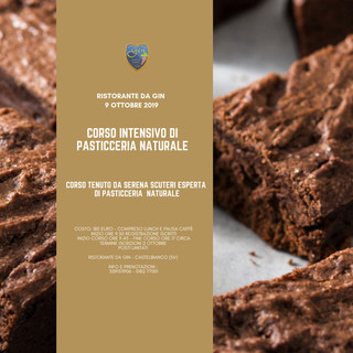 Un corso per scoprire i dolci che fanno bene: al ristorante da Gin a Castelbianco (SV) Un corso per scoprire i dolci che fanno bene: al ristorante da Gin a Castelbianco (SV)