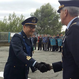 Cambio al vertice dell'aeronautica a Capo Mele: presenti i Prefetti delle province di Imperia e Savona
