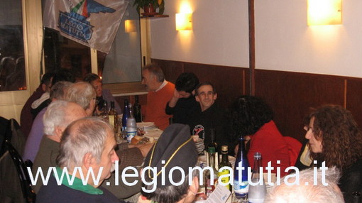 Sanremo: il resoconto della cena della Legio Matutia