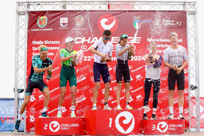 Il greco Bitados è il re del Challenge Sanremo. La tedesca Kleiser domina la gara femminile Il greco Bitados è il re del Challenge Sanremo. La tedesca Kleiser domina la gara femminile