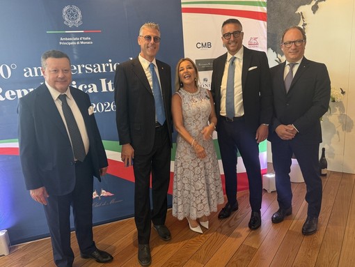 Confindustria Imperia presente ai festeggiamenti per l'80esimo anniversario la Repubblica Italiana nel Principato di Monaco