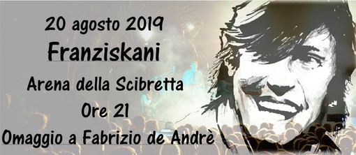 Bordighera: il 20 agosto, concerto omaggio a De Andrè del gruppo musicale 'Franziskani'
