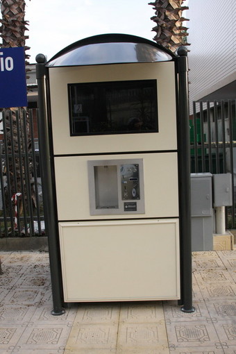 La casa dell'acqua installata alla Foce