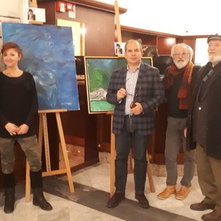 Sanremo: sabato all'Hotel Des Anglais l'inaugurazione di una collettiva d'arte con quadri, sculture e tessuti ricamati