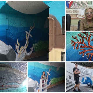Cervo, il Comune "punta" sulla street art, affidata al duo 'Gioia e Jori' la riqualificazione del sottopasso ferroviario Cha: "Orgogliosa del progetto" (foto)