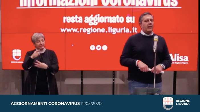 Coronavirus: Toti: La prossima settimana si saprà se le restrizioni avranno avuto effetto", 13 i morti in Liguria
