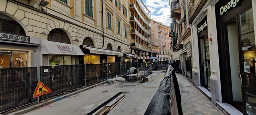 Sanremo: termineranno per fine gennaio i lavori di restyling nell'ultimo tratto di via Matteotti