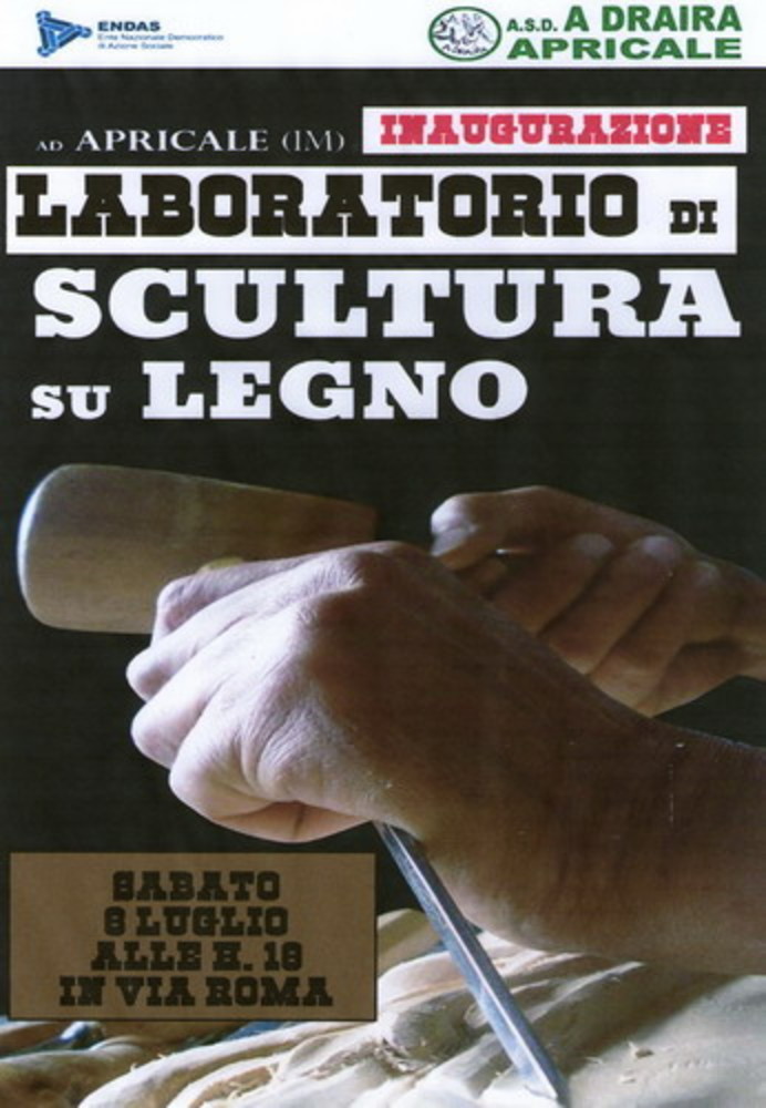Apricale: domani sarà inaugurato il nuovo laboratorio di scultura su legno Apricale: domani sarà inaugurato il nuovo laboratorio di scultura su legno
