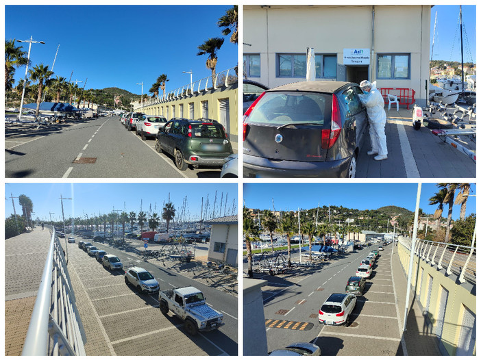 Imperia, è corsa al tampone, il molo 'Pastorelli' invaso da centinaia di auto in fila: è l'effetto quarta ondata unito al nuovo super green pass (foto)