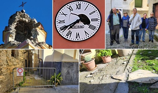 Il fulmine che ha fermato il tempo a Corte: l’orologio fisso sulle 19.40, i residenti “Detriti sulle case e impianti elettrici bruciati” (Video)