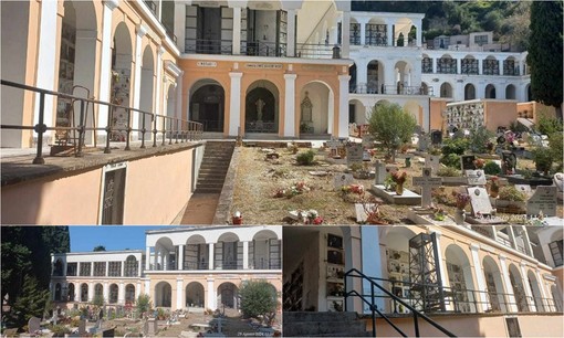 Ventimiglia, ripristino e messa in sicurezza: lavori in corso nel cimitero di Roverino (Foto) Ventimiglia, ripristino e messa in sicurezza: lavori in corso nel cimitero di Roverino (Foto)