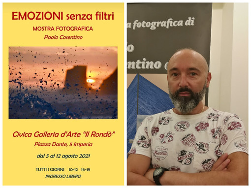 Imperia, prende il via alla galleria 'Il Rondò' la mostra fotografica di Paolo Cosentino: "Emozioni senza filtri" (Foto) Imperia, prende il via alla galleria 'Il Rondò' la mostra fotografica di Paolo Cosentino: "Emozioni senza filtri" (Foto)