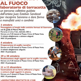 Sanremo, al via i laboratori gratuiti di terracotta “Dalla terra al fuoco” Sanremo, al via i laboratori gratuiti di terracotta “Dalla terra al fuoco”