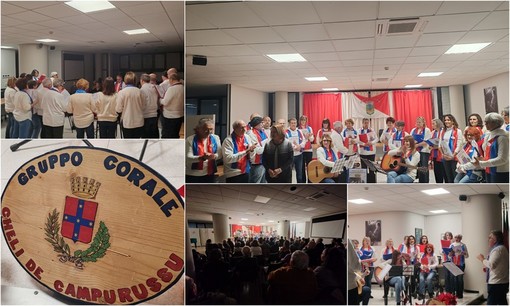 "Natale in dialetto" a Vallecrosia, il concerto corale di 'Cheli de Campurussu' anima la sala polivalente (Foto e video) "Natale in dialetto" a Vallecrosia, il concerto corale di 'Cheli de Campurussu' anima la sala polivalente (Foto e video)