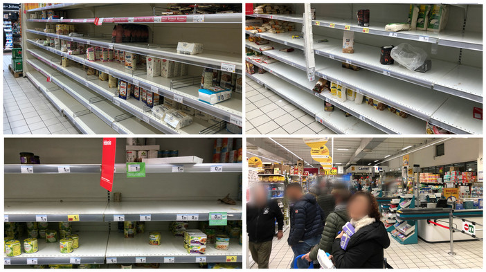 Emergenza Coronavirus e supermercati presi d'assalto: i prodotti più acquistati? Acqua e farina 00 Emergenza Coronavirus e supermercati presi d'assalto: i prodotti più acquistati? Acqua e farina 00
