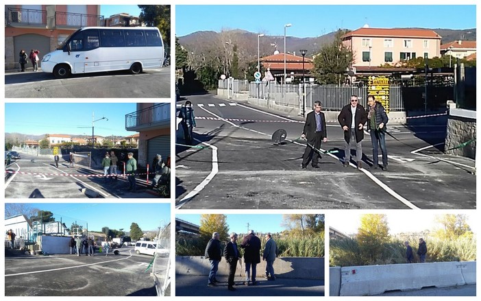 Collaudo della nuova viabilità tra Diano Marina e la stazione ferroviaria di Diano San Pietro: sopralluogo e cerimonia di inaugurazione in via Campodonico Collaudo della nuova viabilità tra Diano Marina e la stazione ferroviaria di Diano San Pietro: sopralluogo e cerimonia di inaugurazione in via Campodonico