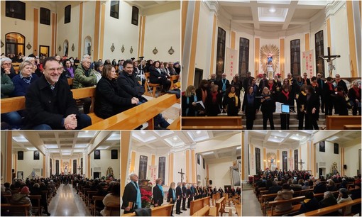Vallecrosia, chiesa gremita per il concerto 'Et in terra pax' del coro Troubar Clair (Foto e video) Vallecrosia, chiesa gremita per il concerto 'Et in terra pax' del coro Troubar Clair (Foto e video)