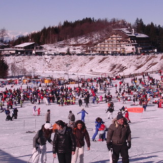 Anche Giovanni di "Aldo, Giovanni e Giacomo" alla Sunset Race nel comprensorio Mondolè
