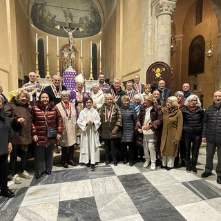 Sanremo: celebrazione a San Siro per la consegna dei Parmureli a Papa Francesco (foto e video)
