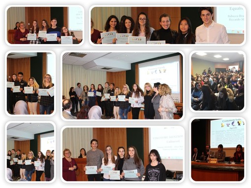 Imperia: incontro-premiazione dei progetti per il territorio, realizzati dagli studenti del Liceo Linguistico “C. Amoretti” (FOTO e VIDEO) Imperia: incontro-premiazione dei progetti per il territorio, realizzati dagli studenti del Liceo Linguistico “C. Amoretti” (FOTO e VIDEO)