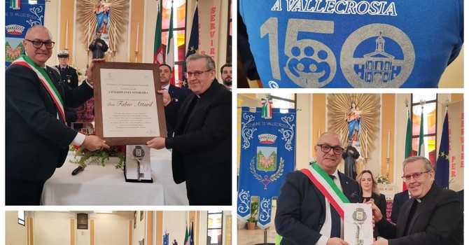 150 anni di presenza Salesiana, Vallecrosia conferisce la cittadinanza onoraria a don Fabio Attard (Foto e video)