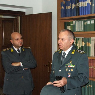 Imperia: visita quest'oggi del generale delle fiamme gialle Daniele Caprino