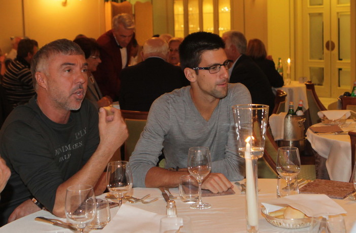 Sanremo: il numero uno del tennis mondiale Novak Diokovic al Biribissi del Casinò Sanremo: il numero uno del tennis mondiale Novak Diokovic al Biribissi del Casinò