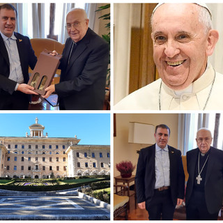 Solidarietà, i prodotti tipici di Aurigo donati per le opere di carità di papa Francesco (foto)