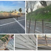 SìAmo Camporosso: "Degrado e problemi di sicurezza sul lungomare Fabrizio De André" (Foto)