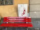 Imperia, vandali in azione in piazza Dante: danneggiata la panchina rossa contro la violenza sulle donne (foto) Imperia, vandali in azione in piazza Dante: danneggiata la panchina rossa contro la violenza sulle donne (foto)