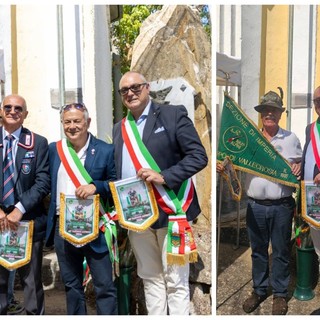 Una delegazione di Vallecrosia al Mare al 40esimo raduno degli alpini a Ceriana (Foto) Una delegazione di Vallecrosia al Mare al 40esimo raduno degli alpini a Ceriana (Foto)