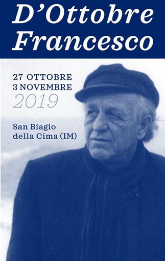 San Biagio della Cima: domani al via 'D’Ottobre Francesco 2019, manifestazione dedicata a Francesco Biamonti