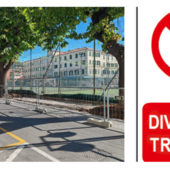 Vallecrosia, proseguono i lavori: cambia la viabilità in via Don Bosco