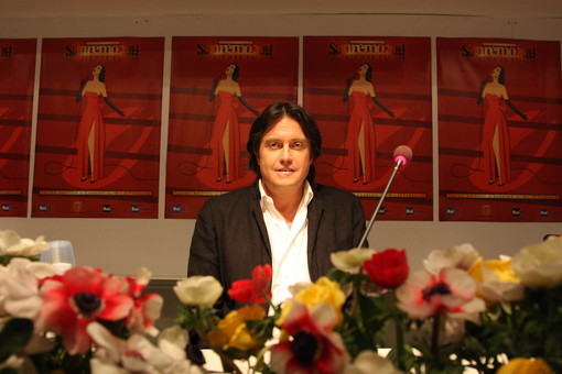 Cristiano De Andrè in conferenza stampa al Palafiori nel fotoservizio © Stefano Michero