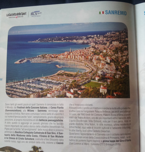 Nel depliant ufficiale della Classicissima promossa la città di Sanremo con una foto di... Mentone! Nel depliant ufficiale della Classicissima promossa la città di Sanremo con una foto di... Mentone!