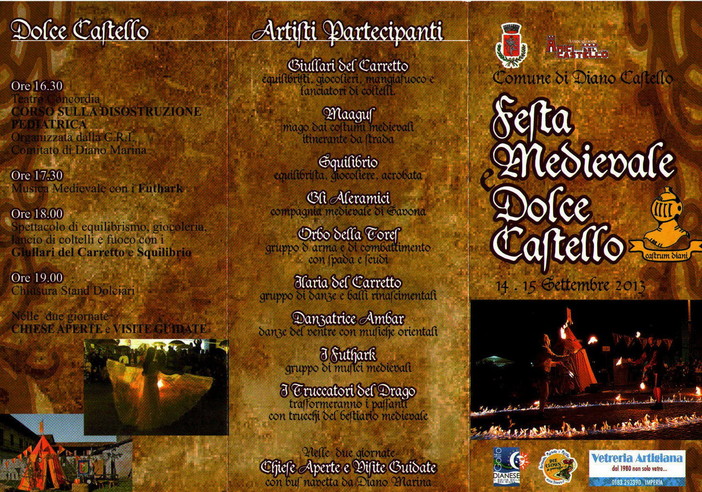 Diano Castello: una "dolce" domenica tra beneficenza, divertimento e corsi di pasticceria