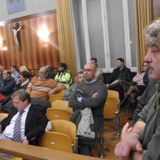 I dipendenti dell'Aimeri nell'aula consigliare I dipendenti dell'Aimeri nell'aula consigliare