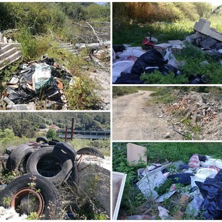 Ventimiglia: zetto, rifiuti, pneumatici e amianto sul lungo Roya, il comitato di quartiere Roverino ne chiede la tempestiva rimozione (Foto)