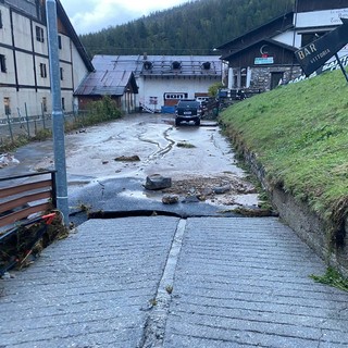Maltempo, si contano i danni in valle Arroscia, frane tra Cosio e Mendatica (foto e video)