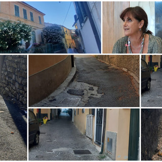 Degrado a Costa d'Oneglia,  Amoretti e Mameli: "Servono le grandi opere ma anche le 'piccole' cose" (foto)