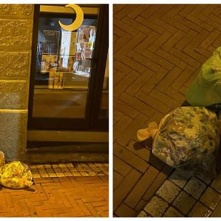 Via Amendola di Imperia come una discarica, protestano i commercianti Via Amendola di Imperia come una discarica, protestano i commercianti