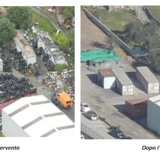 Operazione Pit Stop della Guardia di Finanza in valle Impero: ripristinata area utilizzata come maxi discarica di rifiuti speciali