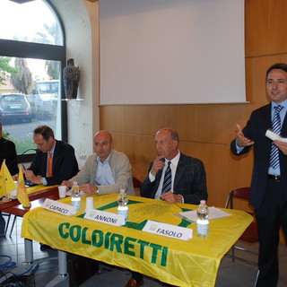Imperia: il dibattito tra i candidati organizzato dalla Coldiretti, le proposte di Capacci Imperia: il dibattito tra i candidati organizzato dalla Coldiretti, le proposte di Capacci
