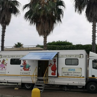 Taggia: anche oggi la raccolta di sangue da parte dell'Avis Imperia