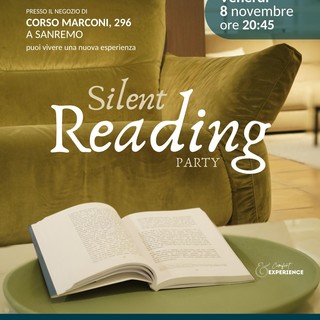 A Sanremo il "Silent Reading Party" per tutti gli appassionati di libri A Sanremo il "Silent Reading Party" per tutti gli appassionati di libri