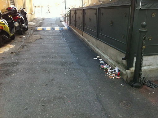 Sanremo: degrado in via Capitan Pesante, il commento di un nostro lettore